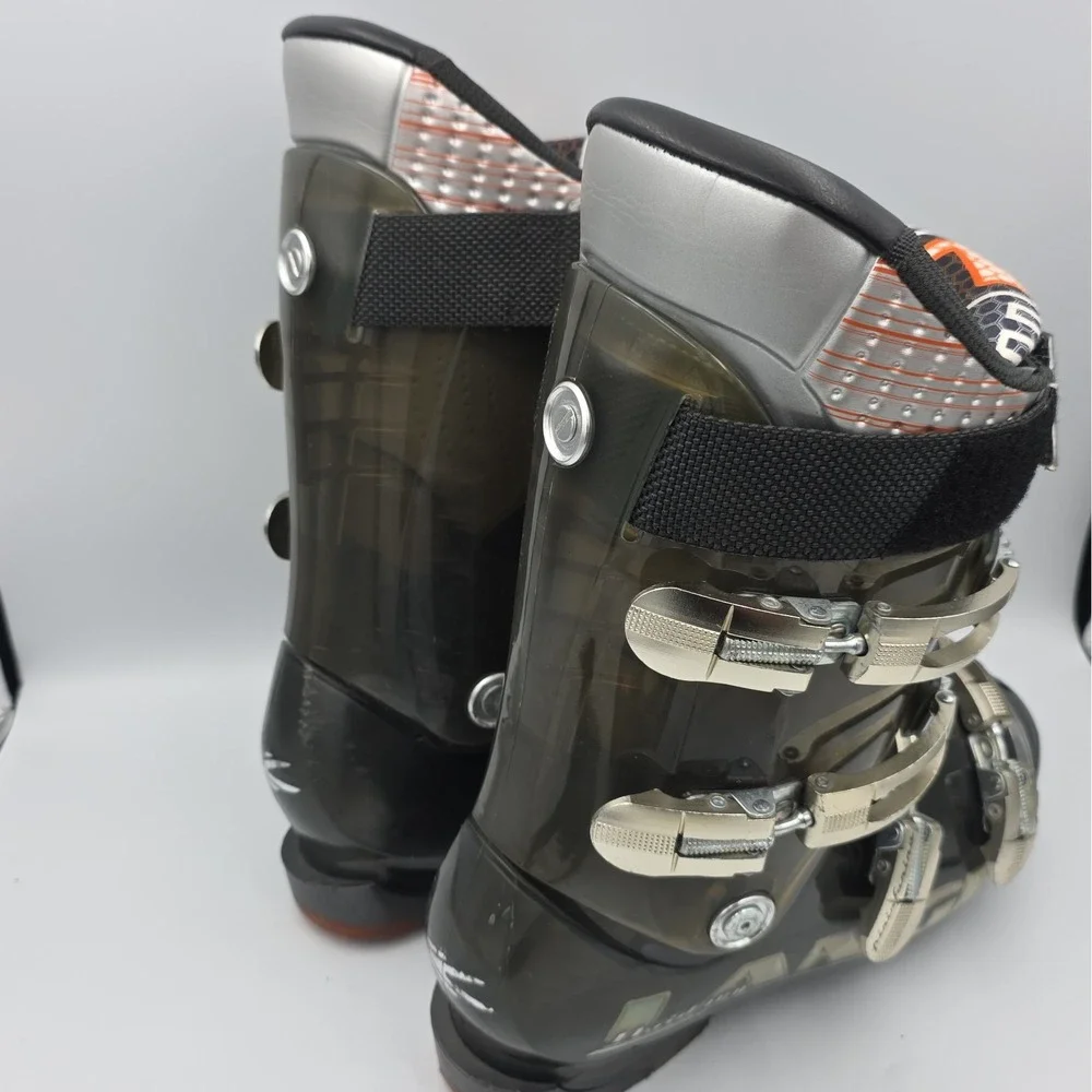 Lange Fluid 100 Red Downhill Ski Boots Men's Size Mondo 26-26.5